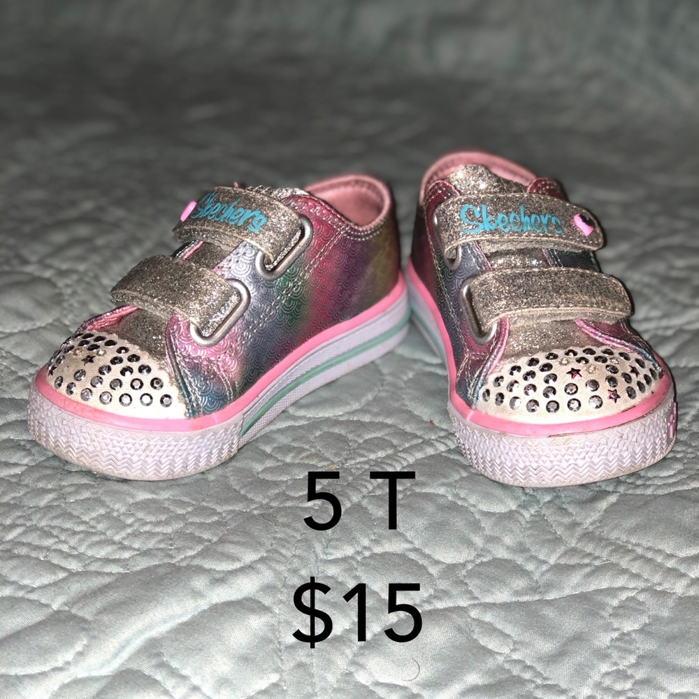 Sketchers Twinkletoes Toddler shoes size 5